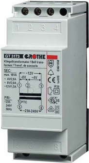 Grothe GT 3158 Stromtransformator 1 A Weiß (14058)