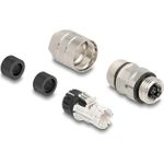 Delock M12 Buchse 8 Pin X-kodiert feldkonfektionierbar Cat.6A (86056)