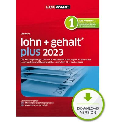 LEXWARE ESD lohn+gehalt plus 2023 Download Jahresversion 365Tage (08857-2040)