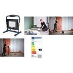 Rapid LED-Arbeitsstrahler THE PAINTER+, 50 Watt,blau/schwarz Lichtstrom: 5.000 Lumen, Farbtemperatur: 6.000 Kelvin, - 1 Stück (5001730)