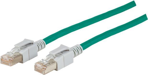 EFB-Elektronik RJ45 Patchkabel Cat.6A S/FTP FRNC VC LED grün 10m Hersteller: EFB Elektronik (DCK1001GN.10)