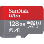 SanDisk microSDHC Ultra 128GB (UHS-1/Cl.10/100MB/s) + Adapter, Tablet (00215483)