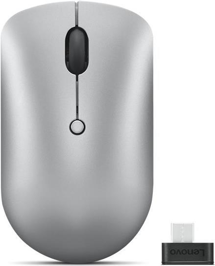 Lenovo 540 Kompakte Funkmaus 2.4 GHz USB-C Optisch 2400 DPI Cloud Gray