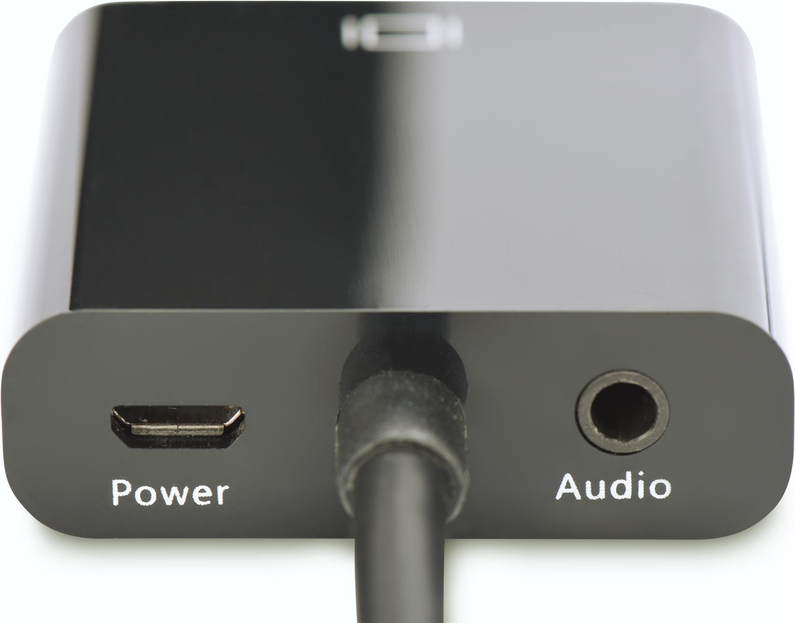 Digitus DIGITUS DA-70461 HDMI auf VGA Konverter Schwarz