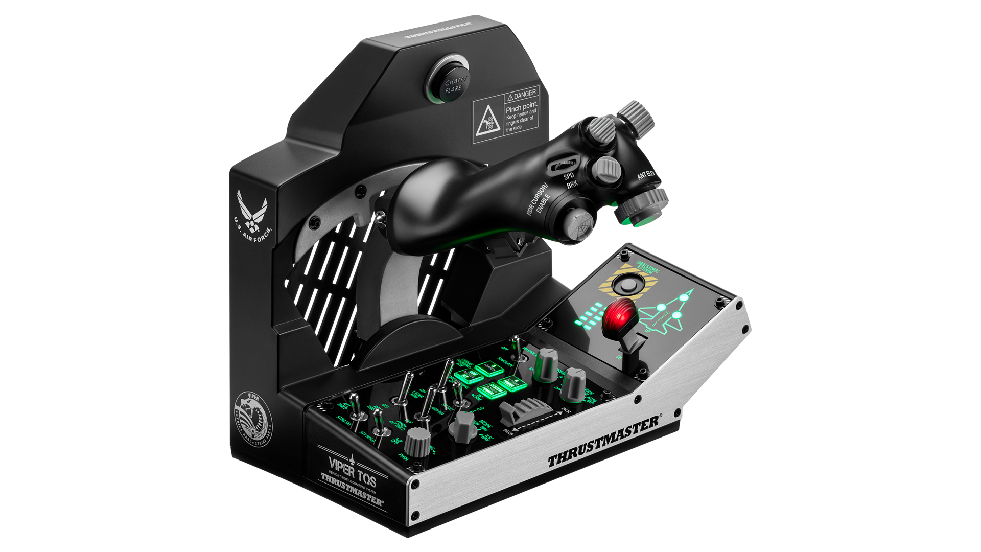 Thrustmaster Viper TQS Mission Pack - Gasregler - 64 Tasten - Kabelgebunden Schwarz