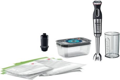 Bosch MS8CM61V1 Mixer Handmixer Schwarz - Edelstahl - Transparent 1000 W (MS8CM61V1)