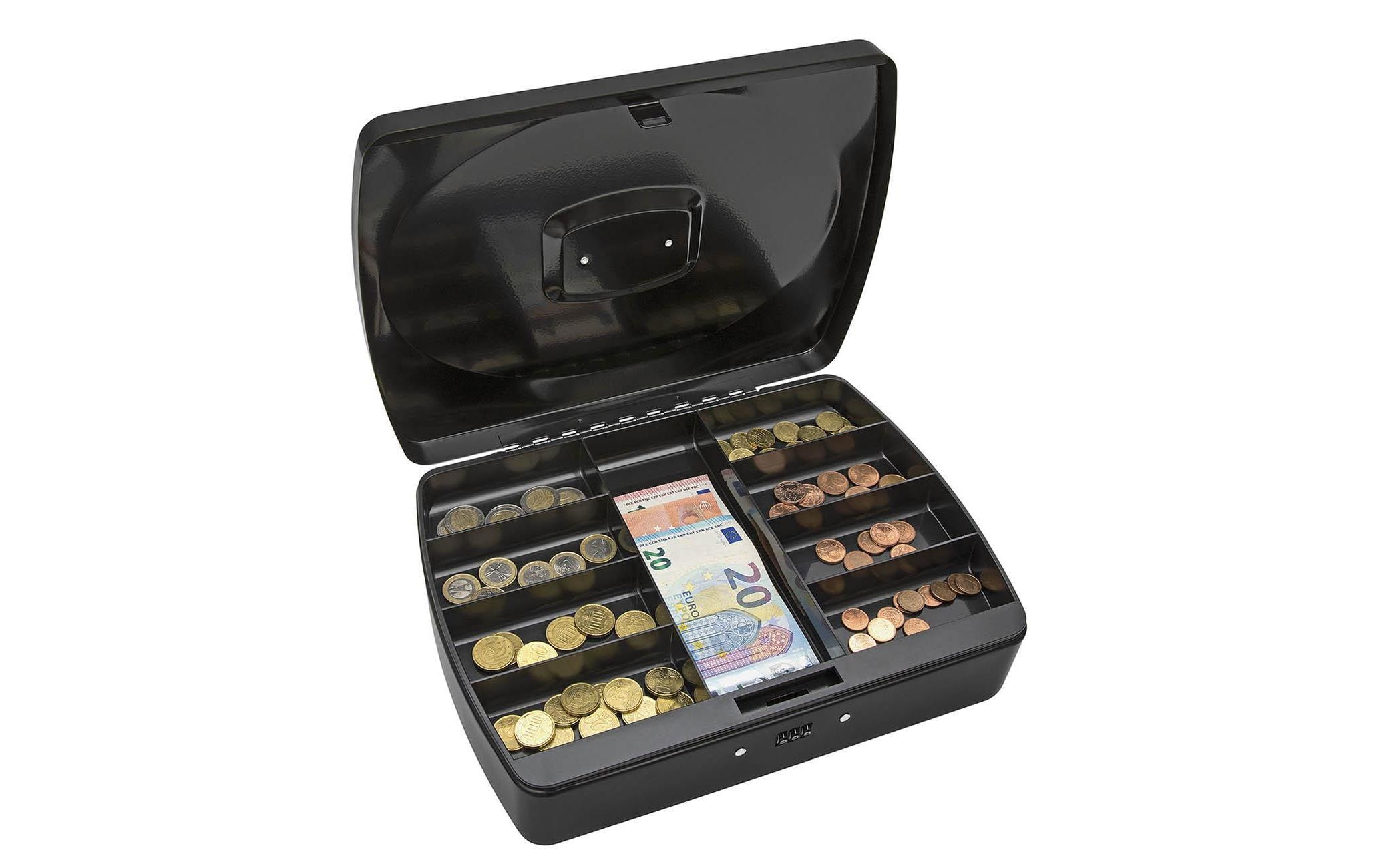 WEDO Wedo DIN A4 Geldkassette 33 x 24 x 9 cm Schwarz