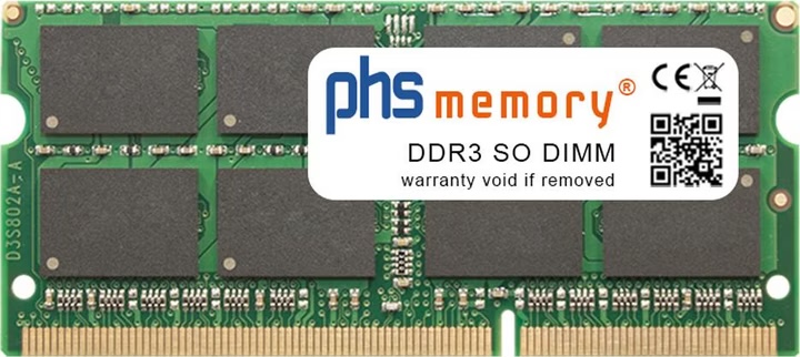 PHS-memory 4 GB DDR3 SO-DIMM 1333 MHz – kompatibel mit Toshiba Portege Z930-102 (SP568147)