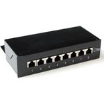 ACT Surface mounted box shielded 8 ports CAT6A. Type: CAT6A Mountbox c6a 8 prt shielded (FA7001)