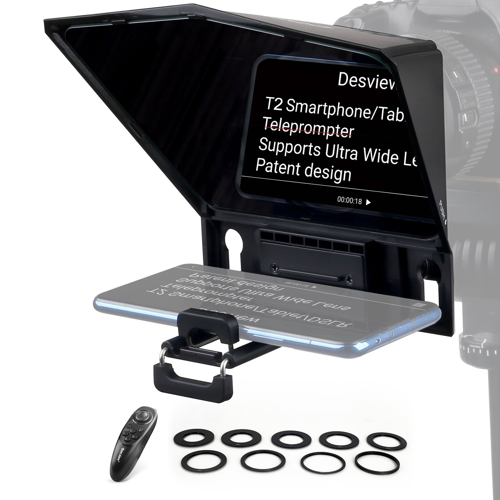 Desview T2 Teleprompter Schwarz