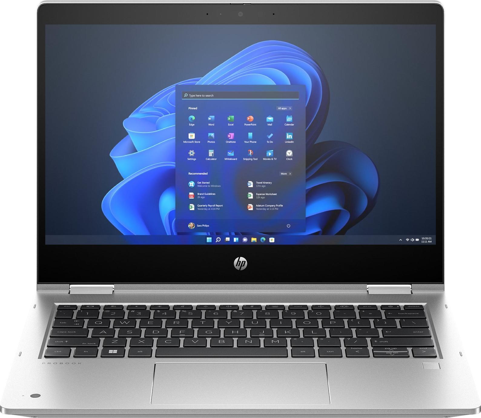 HP Pro x360 435 G10 13.3" AMD Ryzen 7 7730U 16 GB RAM 512 GB SSD Schnellaluminium in Silber