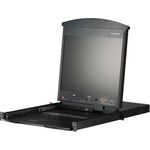 Aten 8-Port 43,20cm (17") LCD Cat5e/6 KVM Over IP Switch (Dual Rail) Suisse (KL1508AiM CH)