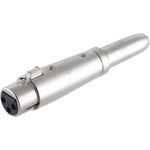 S/CONN maximum connectivity XLR-Kupplung auf Klinkenkupplung 6,3 mm, Stereo (55051)