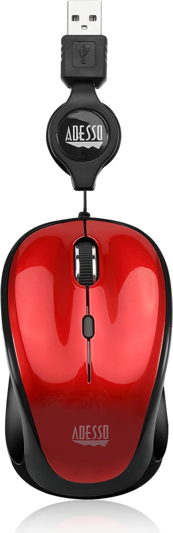 Adesso einziehbare Nano mouse (Red), iMouse S8R (iMouse S8R)