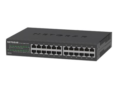 Netgear GS324v2 Unmanaged Gigabit Ethernet Switch 24-Port Schwarz
