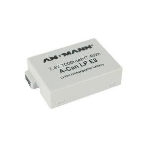 Ansmann A-Can LP-E8 - Kamerabatterie Li-Ion 1000 mAh - für Canon EOS 550, 600, 650, 700, Kiss X4, Kiss X5, Rebel T2i, Rebel T3i, Rebel T4i, Rebel T5i (5044853)