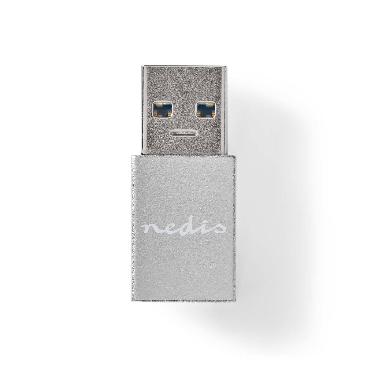 Nedis USB-Adapter USB-A Stecker auf USB-C Buchse USB 3.2 Gen 1 5 Gbit/s Grau