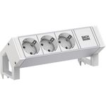 Bachmann Steckdosenleiste DESK2 ALU WHITE 937.406 (937.406)