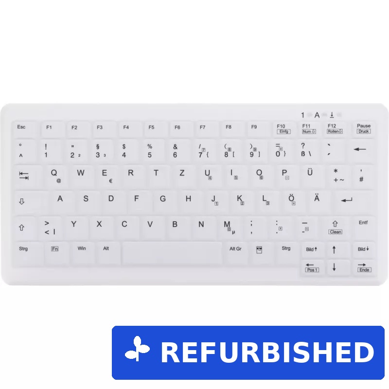 CHERRY AK-C4110 Tastatur RF Wireless AZERTY Französisch Weiß (AK-C4110F-FU1-W/FR) (B-Ware)