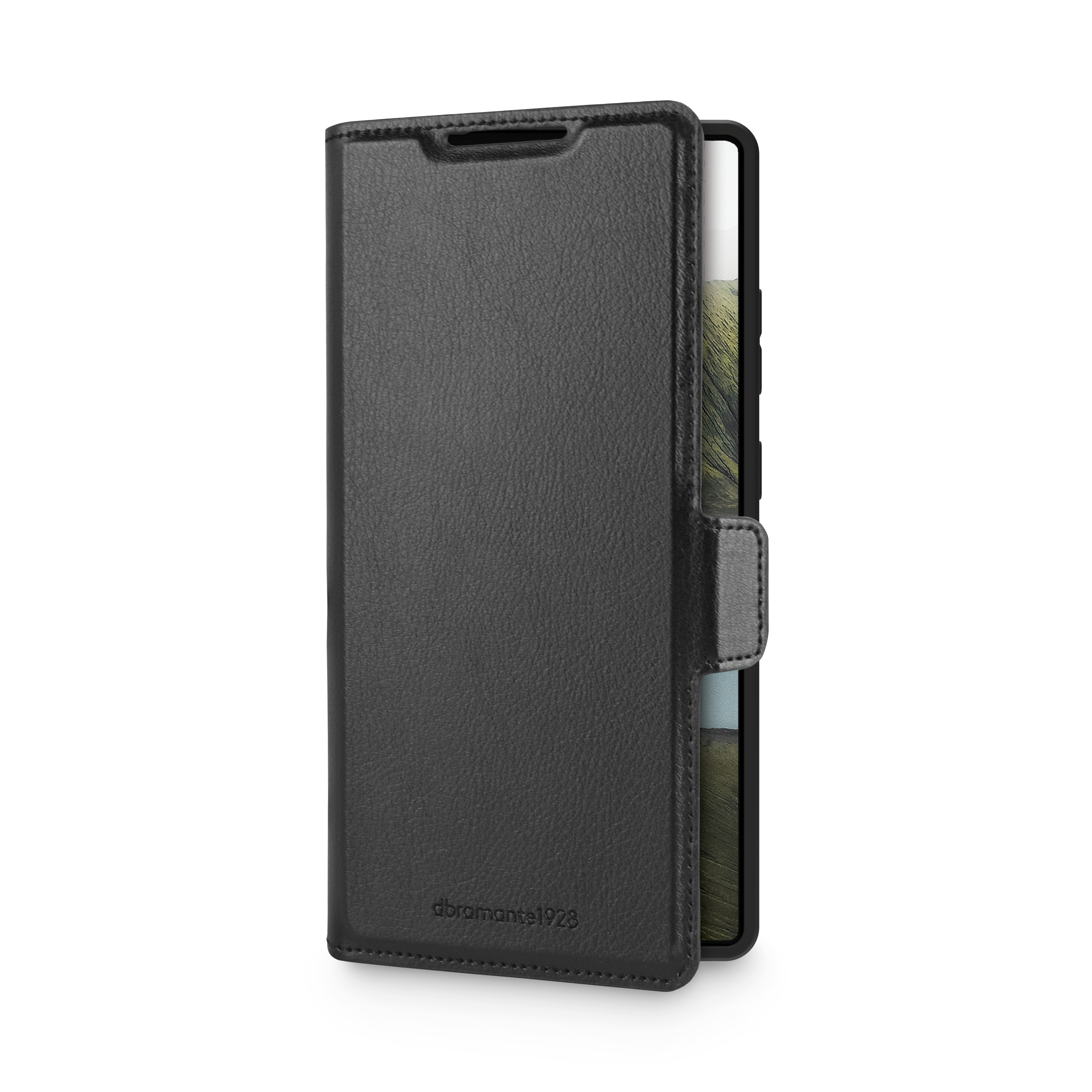 dbramante1928 Oslo Pro Folio-Hülle für Samsung Galaxy S25 Ultra 6,8" Schwarz