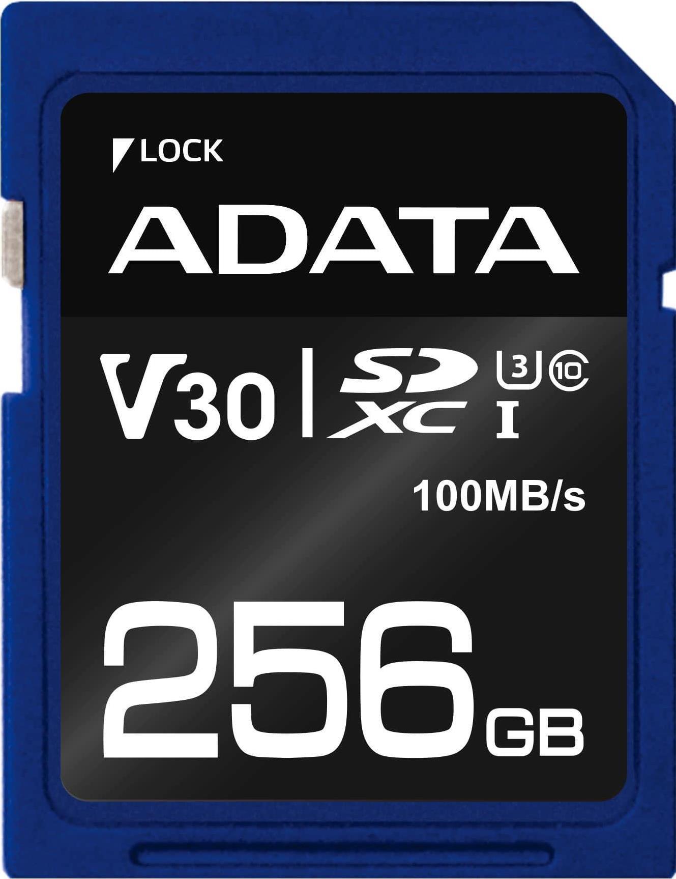 ADATA Premier Pro Flash-Speicherkarte (ASDX256GUI3V30S-R)
