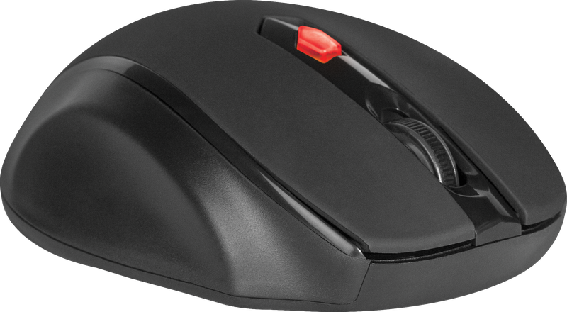 Defender ULTRA MM-315 Kabellose Maus RF Wireless Optisch 1600 DPI Rechtshänder Schwarz