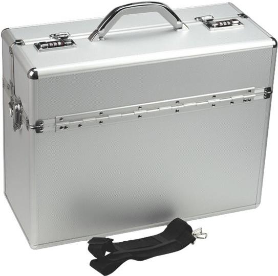 ALUMAXX ALPHA Pilotenkoffer 470 x 200 x 375 mm Aluminium Silber