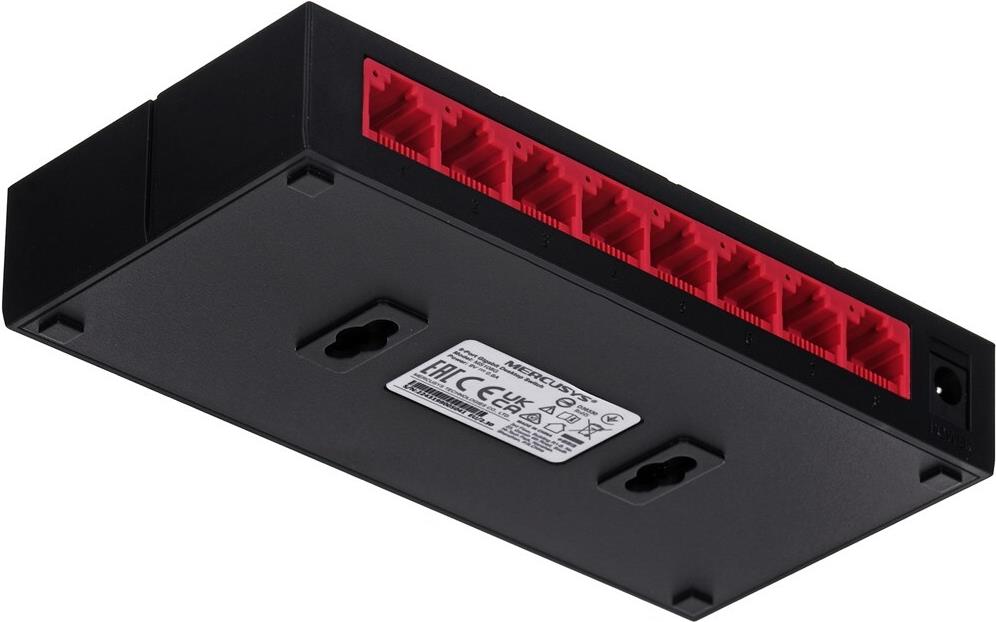 Mercusys MS108G 8-Port Gigabit Unmanaged Desktop Switch Schwarz