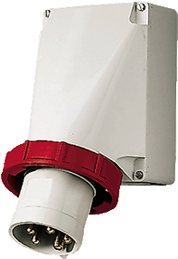 MENNEKES Elektrotechnik GmbH & Co. KG CEE-Gerätestecker 5p 125A 400V/rt 6h kst IP67 Schraubkl rechtw (368)