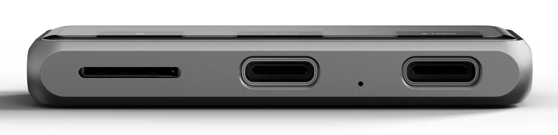 Satechi Mobile XR Hub USB-C Dockingstation mit MicroSD-Kartenleser 100 W PD Space-grau