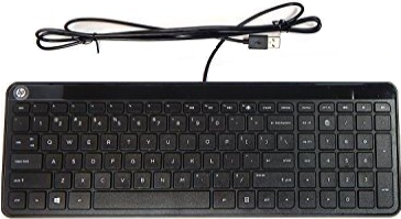 HP 801526-BB1 Tastatur USB Hebräisch Schwarz (801526-BB1)