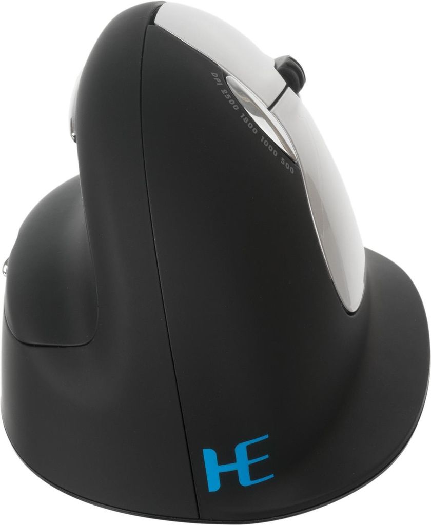 R-Go Tools Ergonomische Maus HE Break Vertikale Maus Bluetooth 5.0 Schwarz