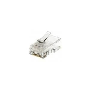 Helos Modularstecker 8P8C, Kurzform, 10 Stück, RJ45 Kurzform, lose (014103)