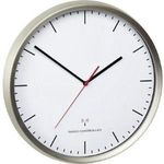 TFA Funk Wanduhr 60.3521.02 30.5 cm x 4.8 cm Edelstahl (gebürstet) (60.3521.02)