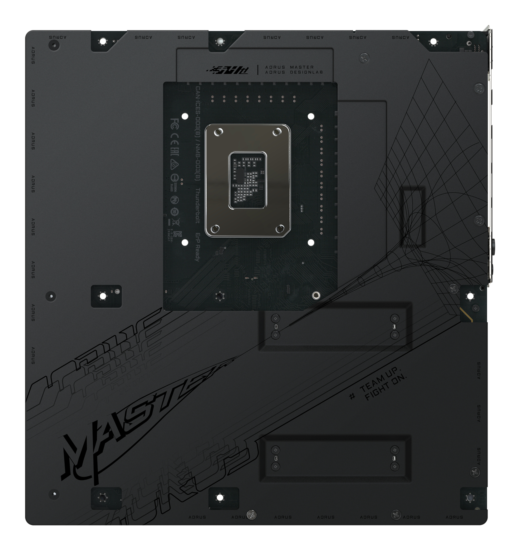 AORUS Z890 MASTER AI TOP Mainboard E-ATX LGA 1851 Wi-Fi 7 USB4 Schwarz
