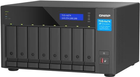 QNAP TVS-H874T-I7-32G NAS & Speicherserver Tower Eingebauter Ethernet-Anschluss Schwarz (TVS-H874T-I7-32G)