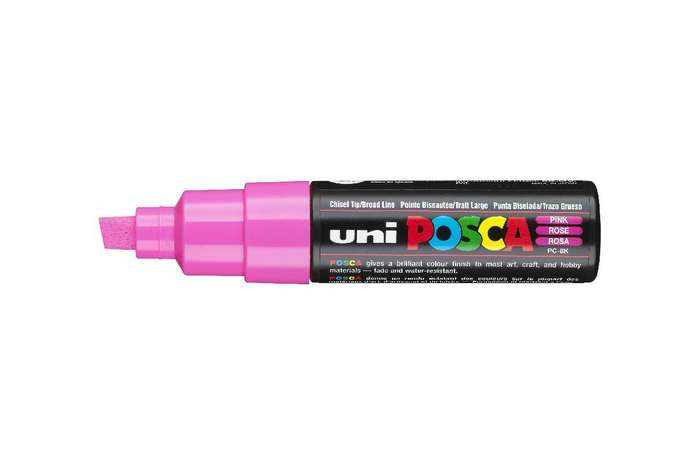 uni-ball uni POSCA PC-8K Meißelspitze 8 mm Pink