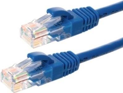 DSIT CAT5e Netzwerkkabel, U/UTP, 0,25 Meter, Blau, 100% Kupfer (DC-54-002)