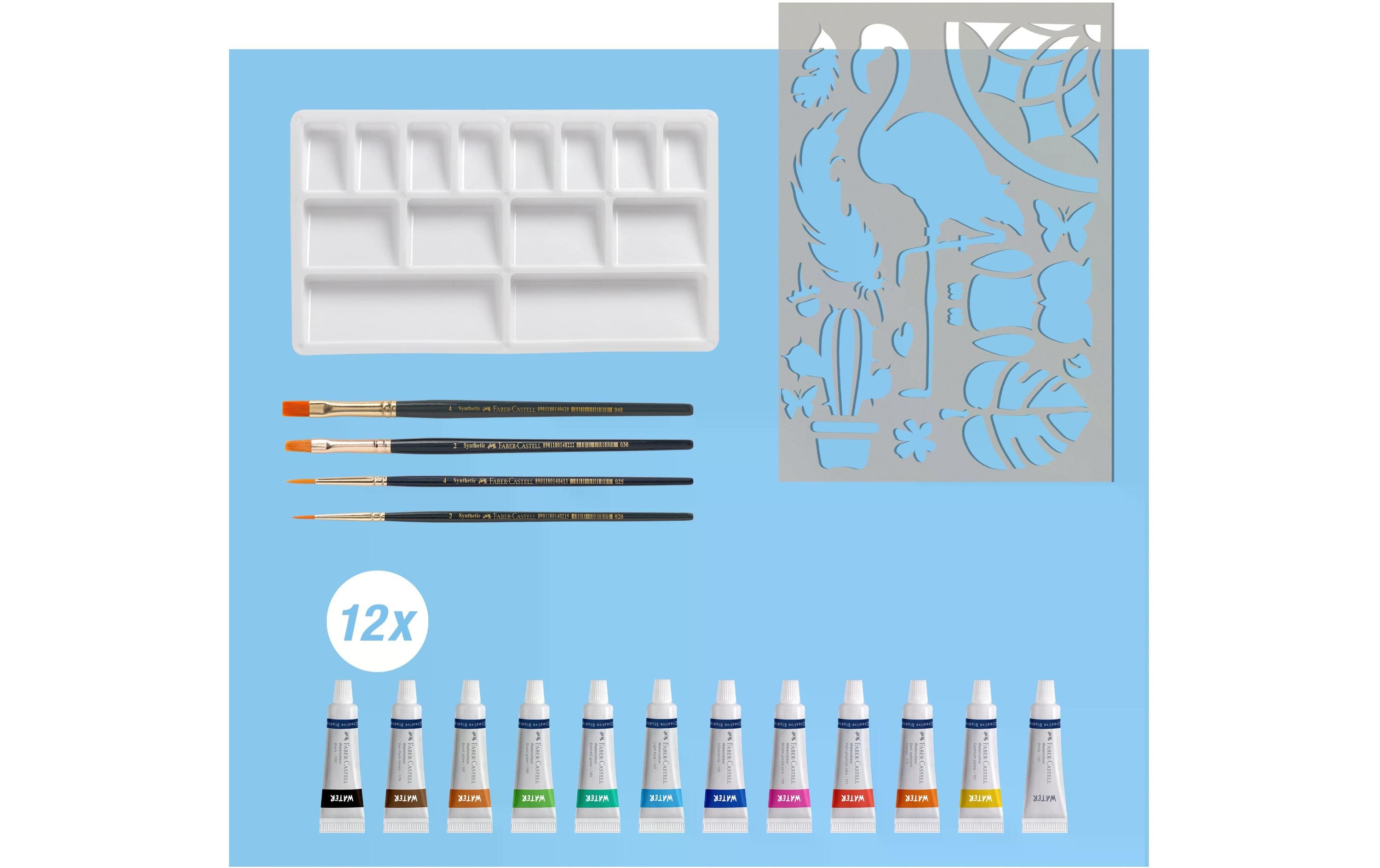 Faber-Castell Creative Studio Aquarell Bastelfarben-Set 18-teilig Mehrfarbig