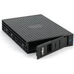 Fantec MR-25 2.5" SATA + SAS HDD/SSD SAS I,II + SATA I,II,III Wechselrahmen für eine 2.5" HDD oder SSD in einem 3.5" Einschub. schwarzes Kunststoffgehäuse. (2514)