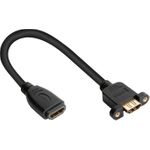 HDMI Einbaukabel HDMI A Buchse an HDMI A Einbaubuchse, 0,3m, Good Connections (HDMI-AD23)