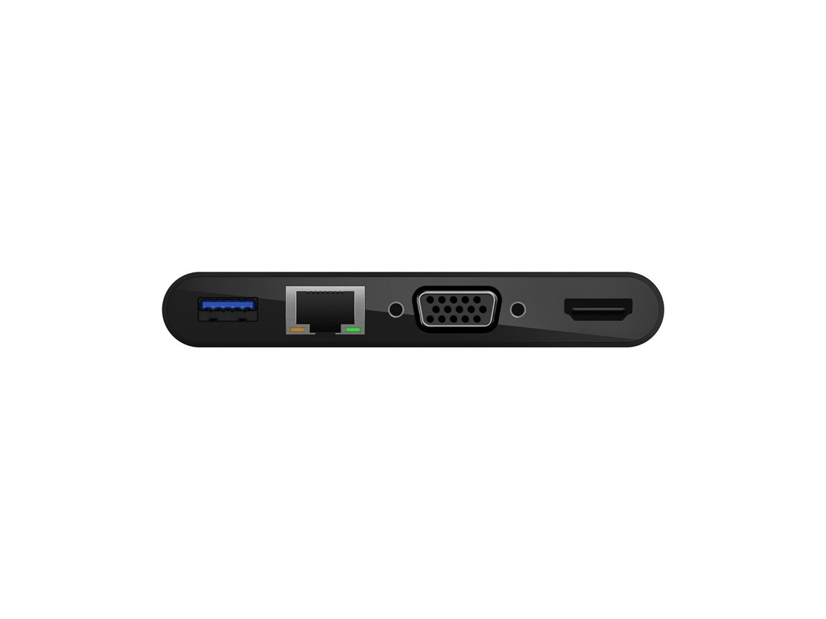 Belkin AVC004BTBK USB-C Dockingstation HDMI VGA Gigabit Ethernet 100 W PD Schwarz