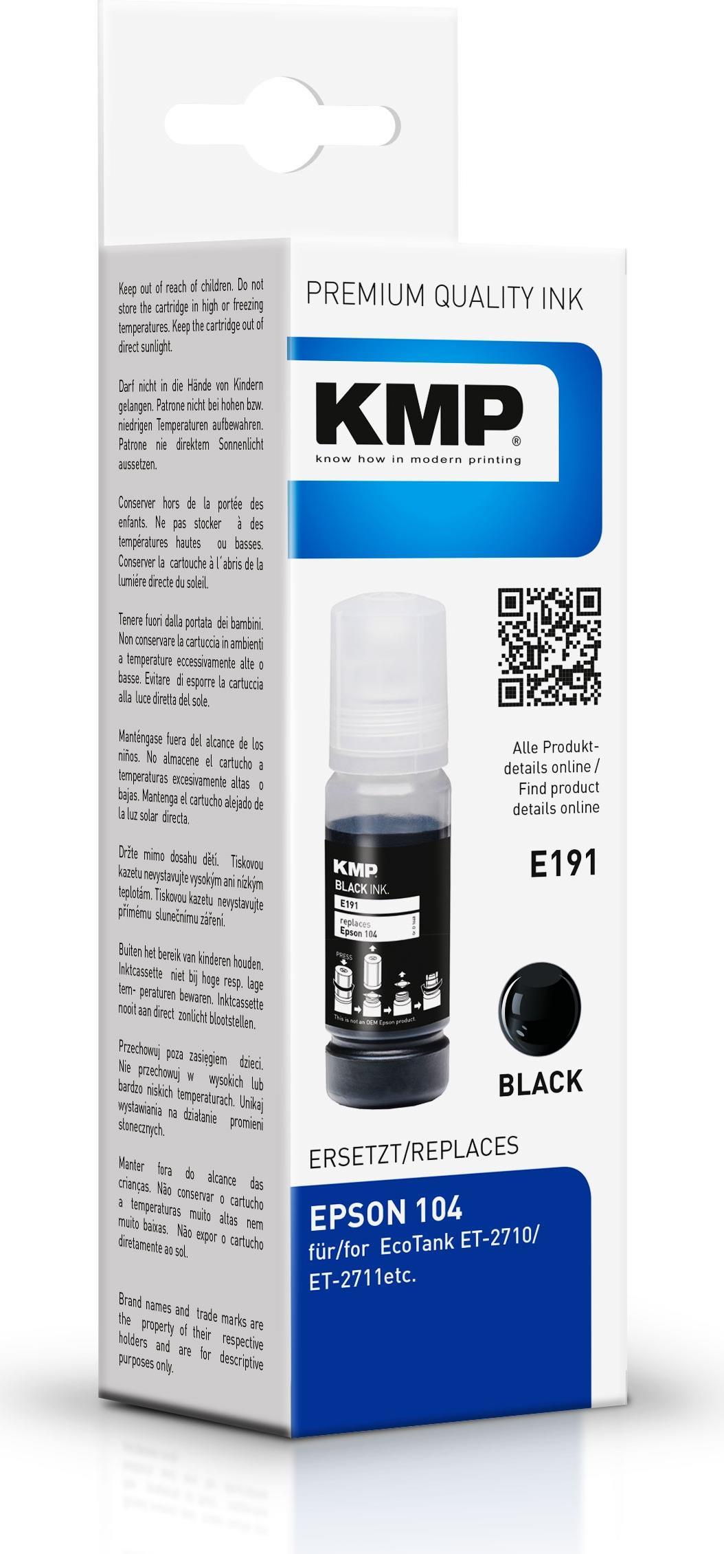 KMP E191 70 ml Schwarz (1648,0001)