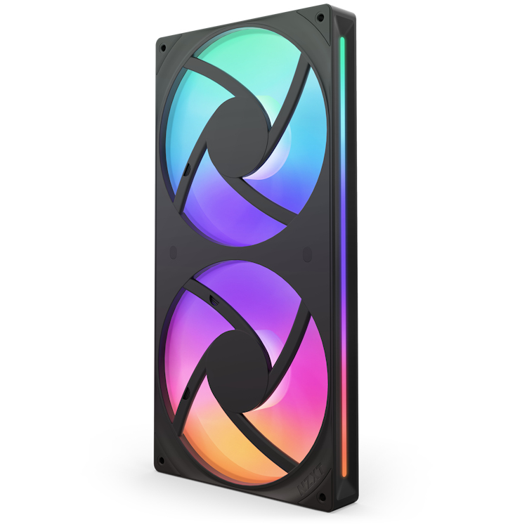 NZXT F Series F280 RGB Core Gehäuse-Lüfter 2x 140 mm Mattes Weiß
