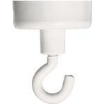 FRANKEN Hakenmagnet, Haftkraft: 4.000 g, Durchmesser: 25 mm Farbe: weiß - 1 Stück (HM25)