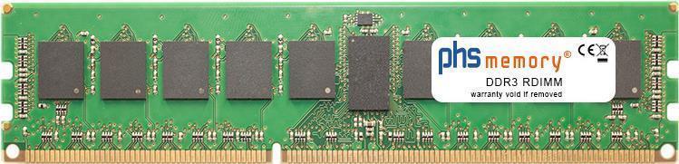 PHS-MEMORY 8GB RAM Speicher für Supermicro SuperServer F627R3-FTPT+ DDR3 RDIMM 1600MHz (SP263591)