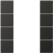 Jung Tastensatz, 4fach komplett AL 2504 TSA AN (AL2504TSAAN)