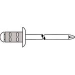 GESIPA Blindniet PolyGrip® Nietschaft dxl 4,8x17,0mm Alu/Stahl 500 St.GESIPA - 500 Stück (1433833)