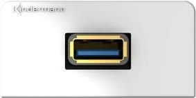 Kindermann 7456000529. USB Ausgangsspannung: 5 V. Breite: 55 mm, Höhe: 55 mm, Tiefe (min): 4,2 cm (7456000529)