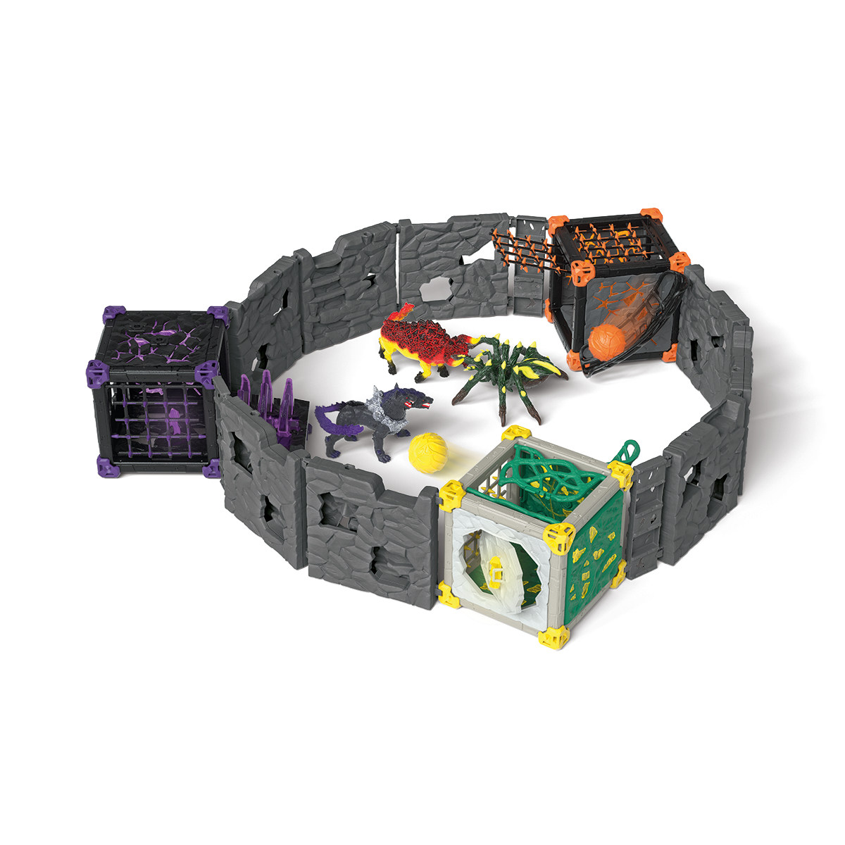 Schleich Eldrador BattleCave Arena: Lava vs. Schatten, Mehrfarbig